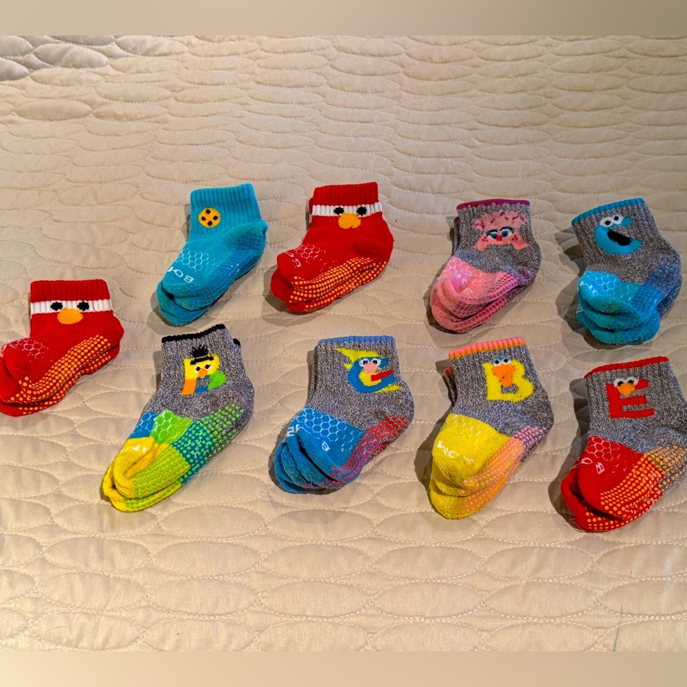 💛 BOMBAS Toddler Sesame Street Socks